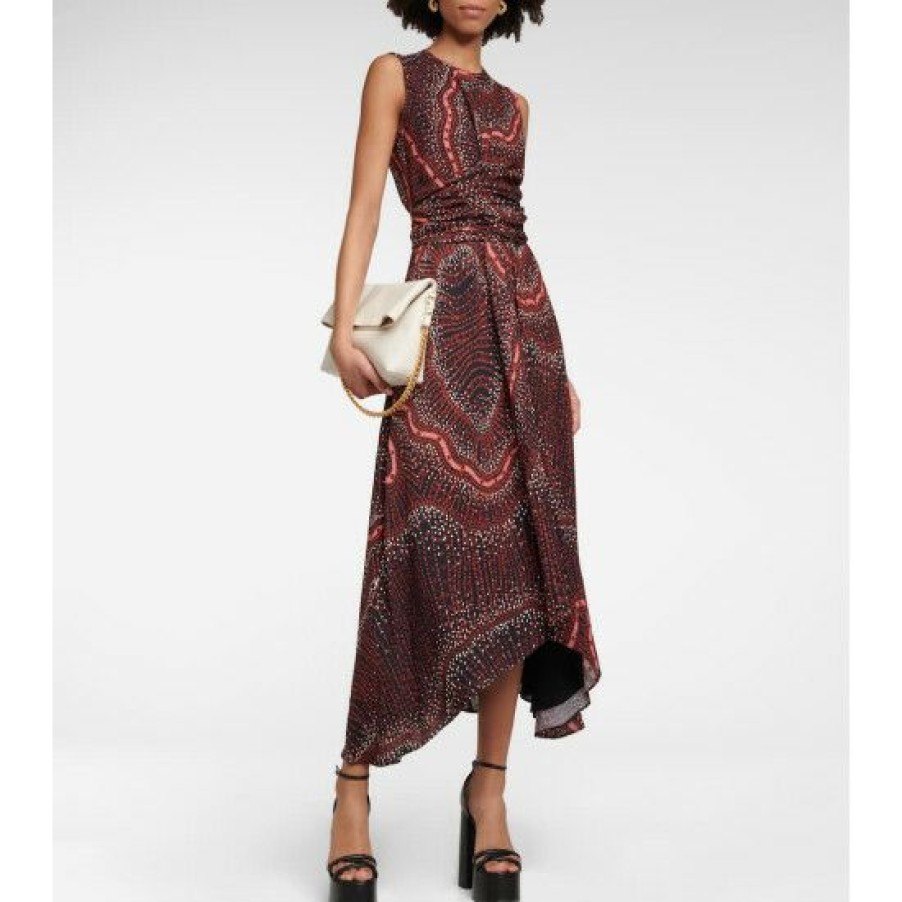 Clothing * | Altuzarra Penny Printed Midi Dress