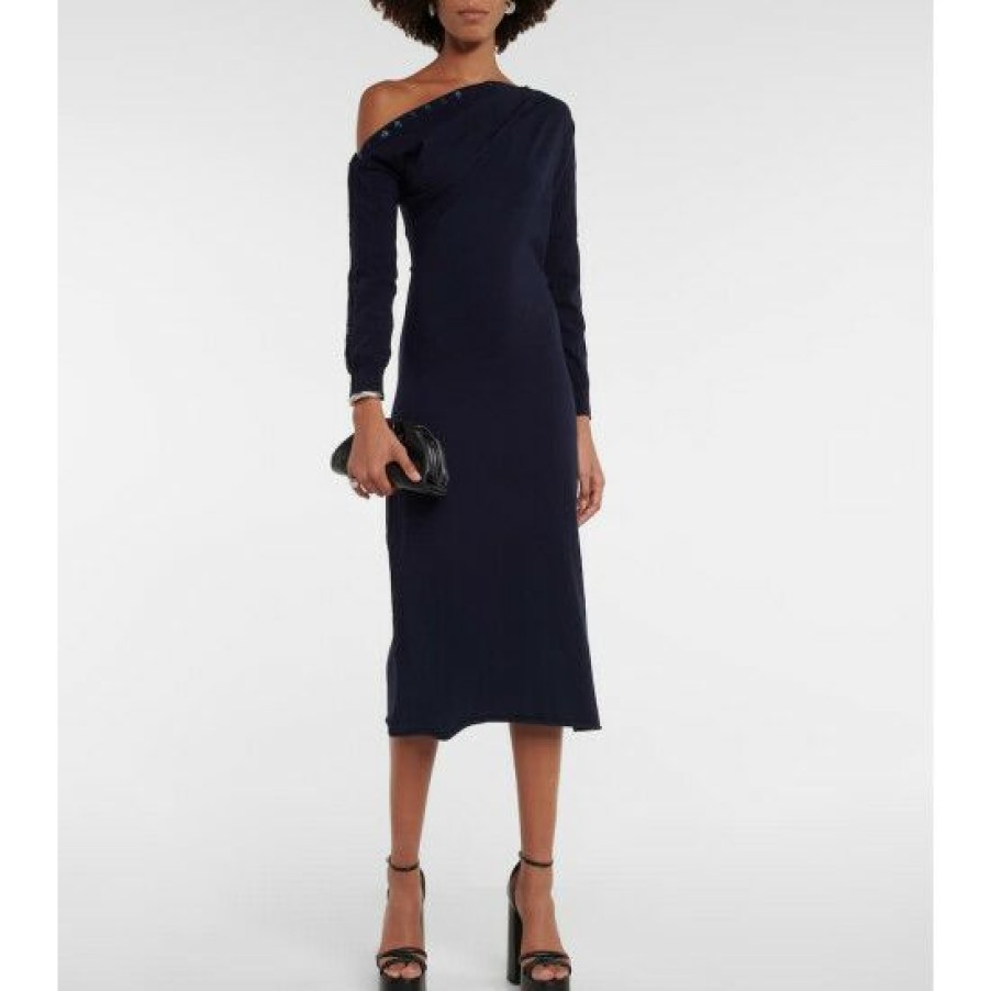 Clothing * | Altuzarra Jeevika Merino-Blend Midi Dress