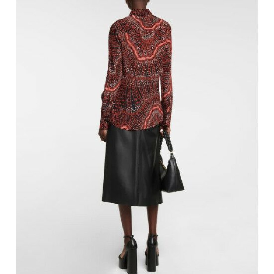 Clothing * | Altuzarra Chika Printed Silk Shirt