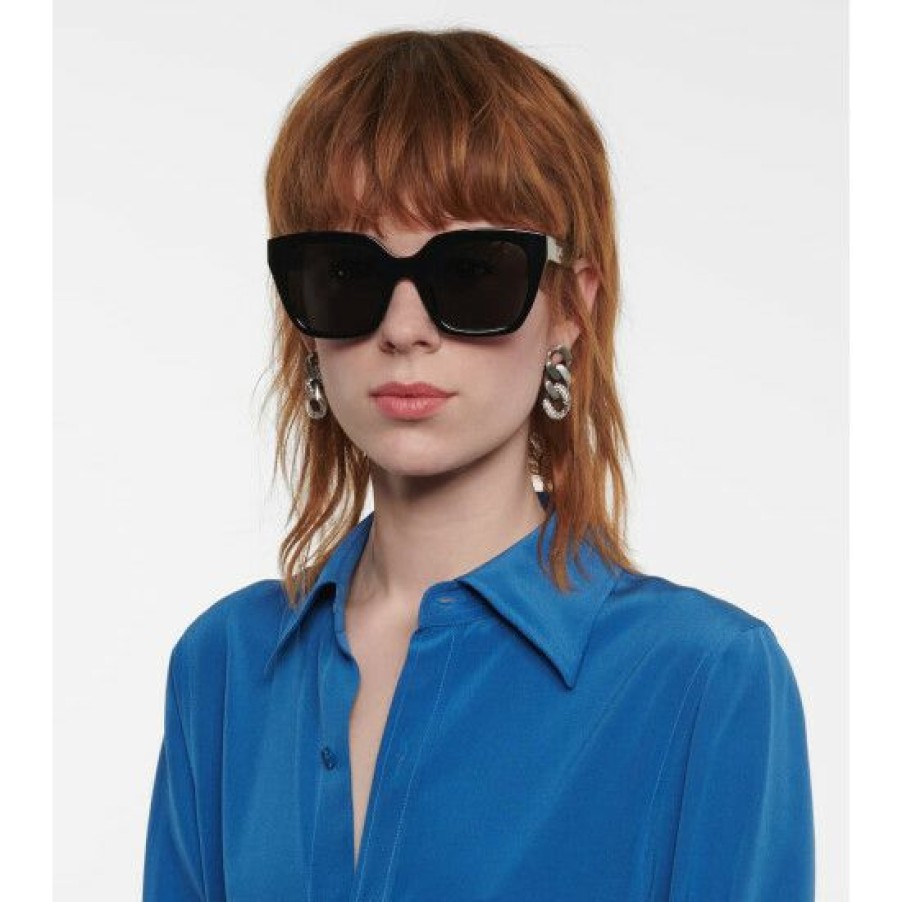 Accessories * | Celine Eyewear Square Acetate Sunglasses