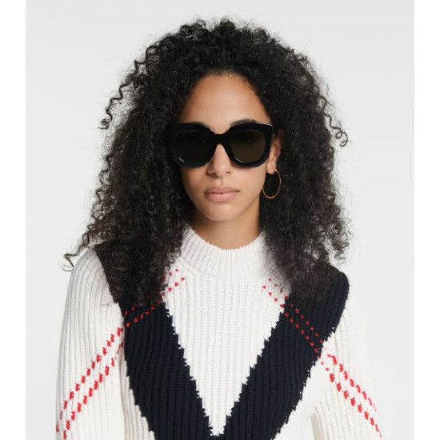 Accessories * | Celine Eyewear Round Sunglasses