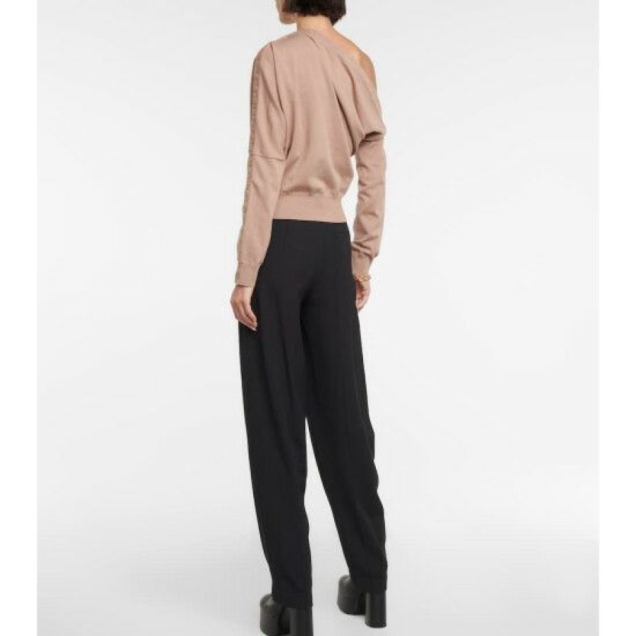 Clothing * | Altuzarra Cragen One-Shoulder Wool-Blend Sweater