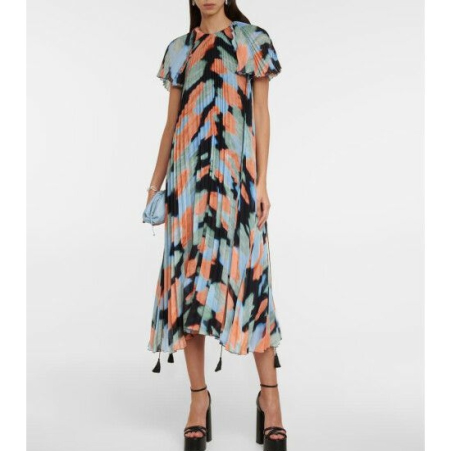 Clothing * | Altuzarra Nyissa Printed Georgette Maxi Dress