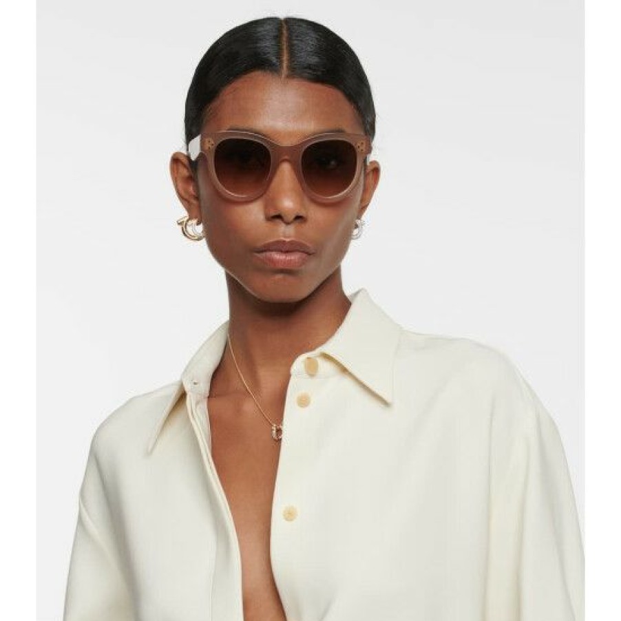 Accessories * | Celine Eyewear D-Frame Acetate Sunglasses