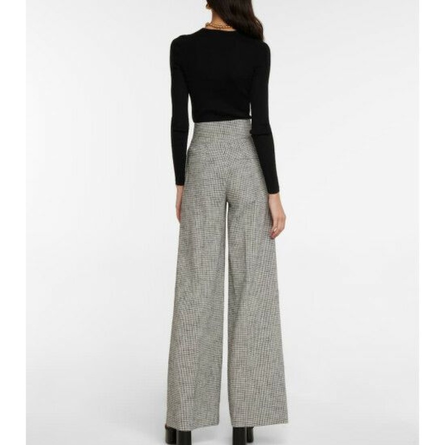 Clothing * | Altuzarra Rudy Wide-Leg Cotton-Blend Pants