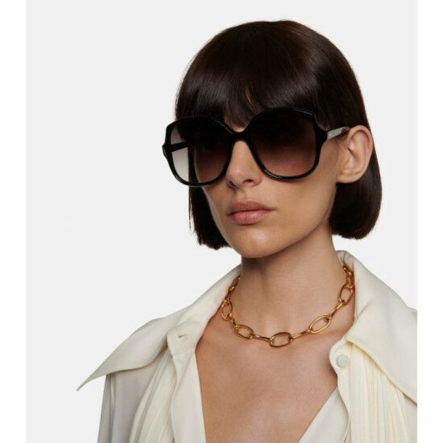 Accessories * | Celine Eyewear Square Acetate Sunglasses