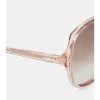 Accessories * | Celine Eyewear Square Acetate Sunglasses