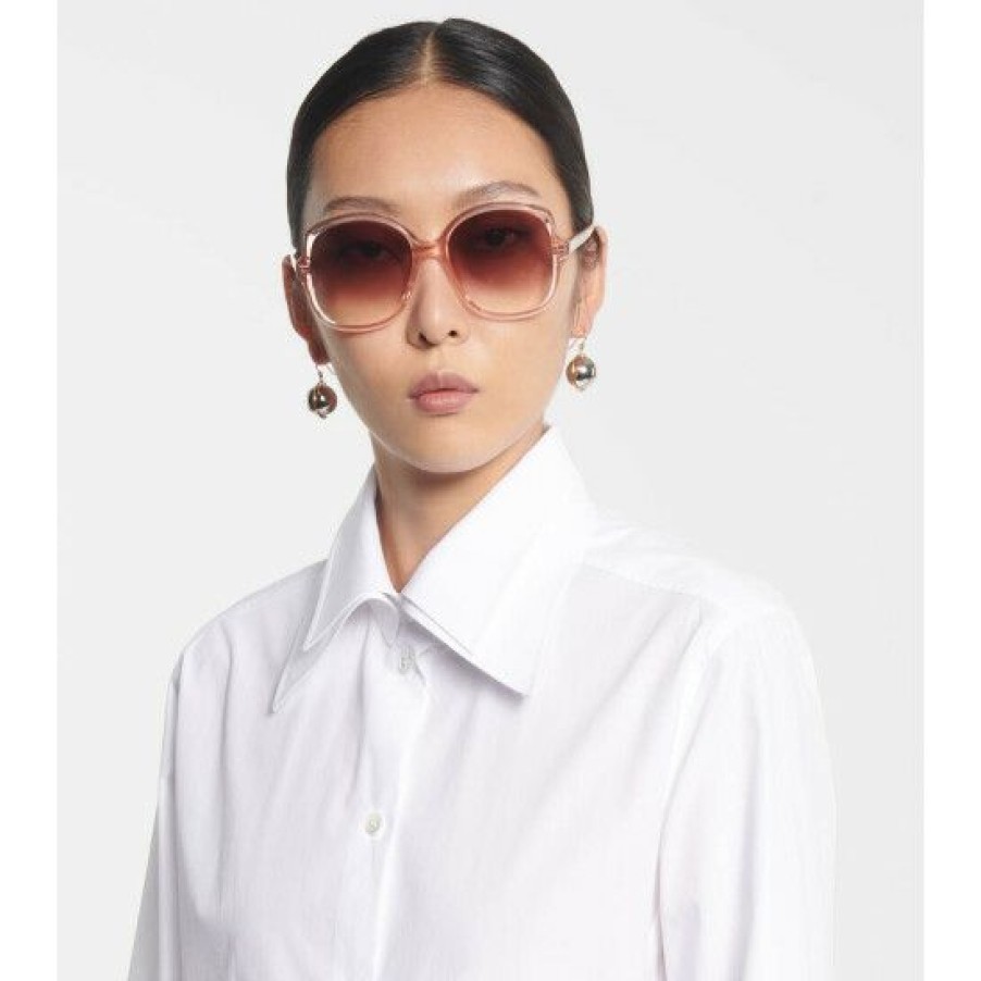 Accessories * | Celine Eyewear Square Acetate Sunglasses