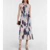 Clothing * | Altuzarra Aether Printed Midi Dress