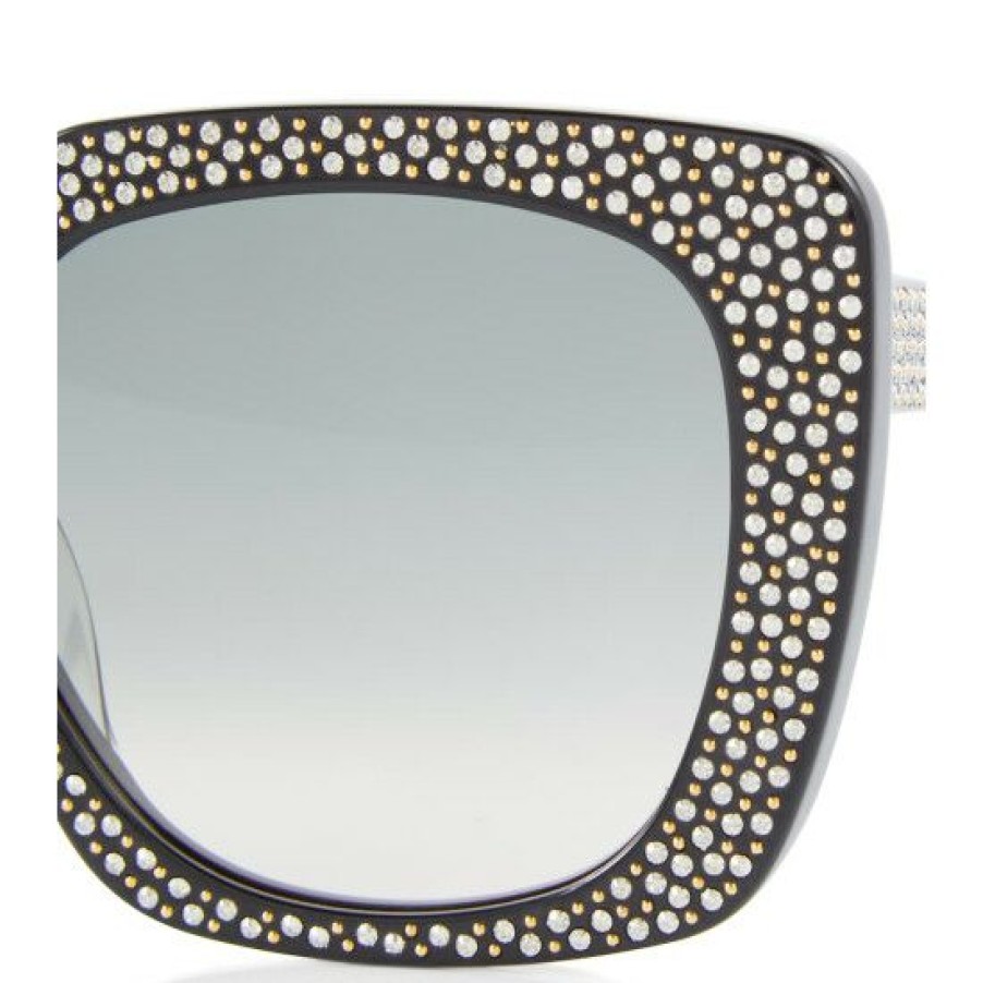 Accessories * | Celine Eyewear Embellished Square Sunglasses