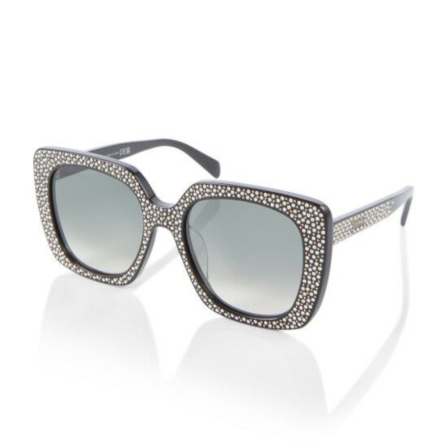 Accessories * | Celine Eyewear Embellished Square Sunglasses