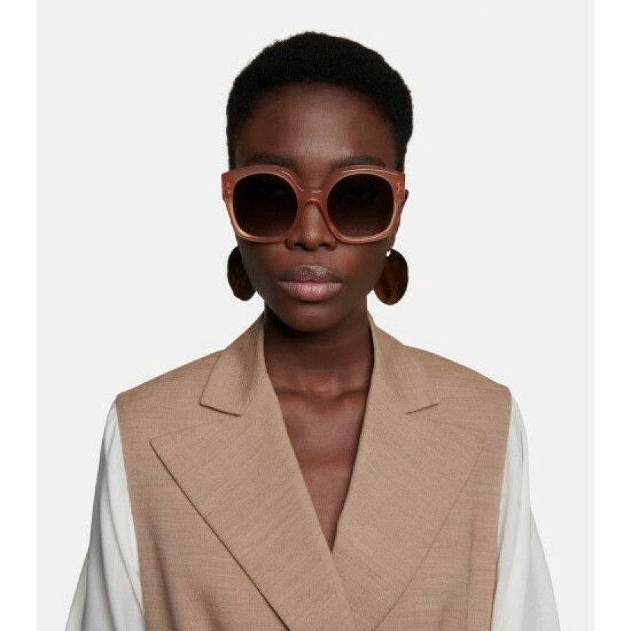 Accessories * | Celine Eyewear D-Frame Acetate Sunglasses