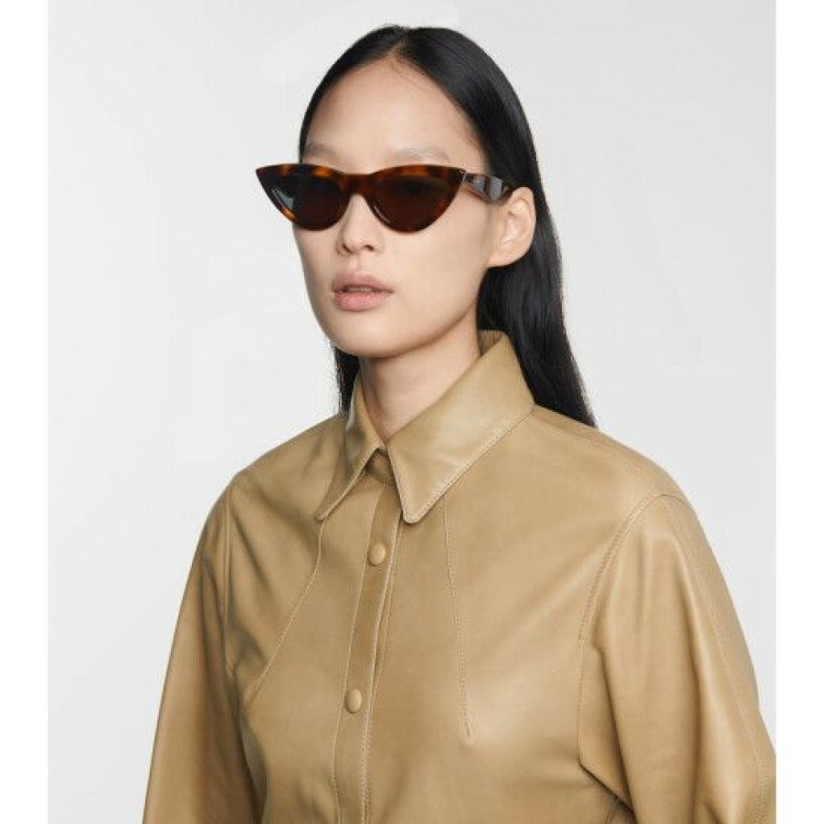 Accessories * | Celine Eyewear Cat-Eye Acetate Sunglasses