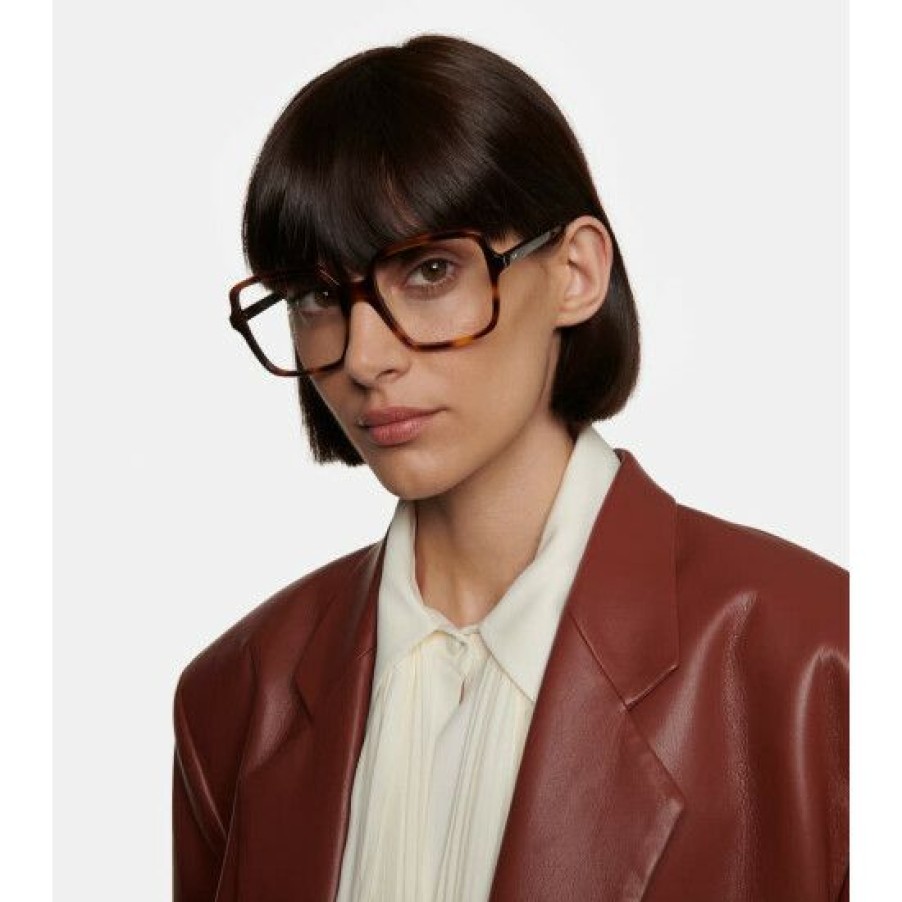 Accessories * | Celine Eyewear Square Acetate Glasses