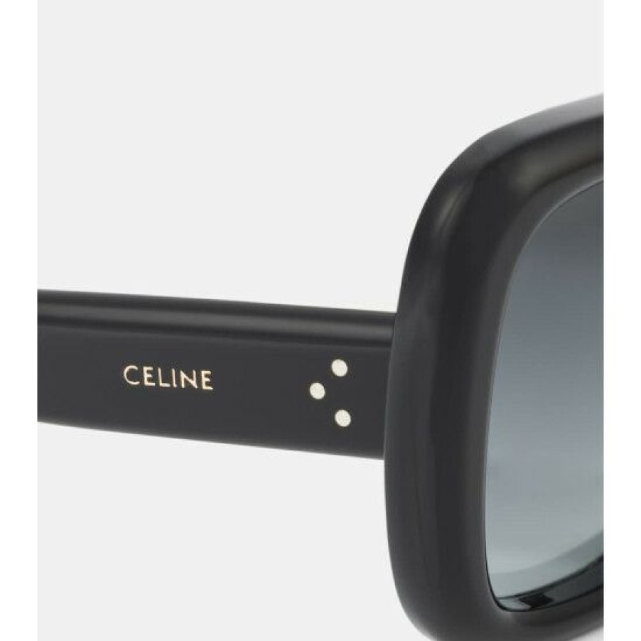 Accessories * | Celine Eyewear Rectangular Acetate Sunglasses