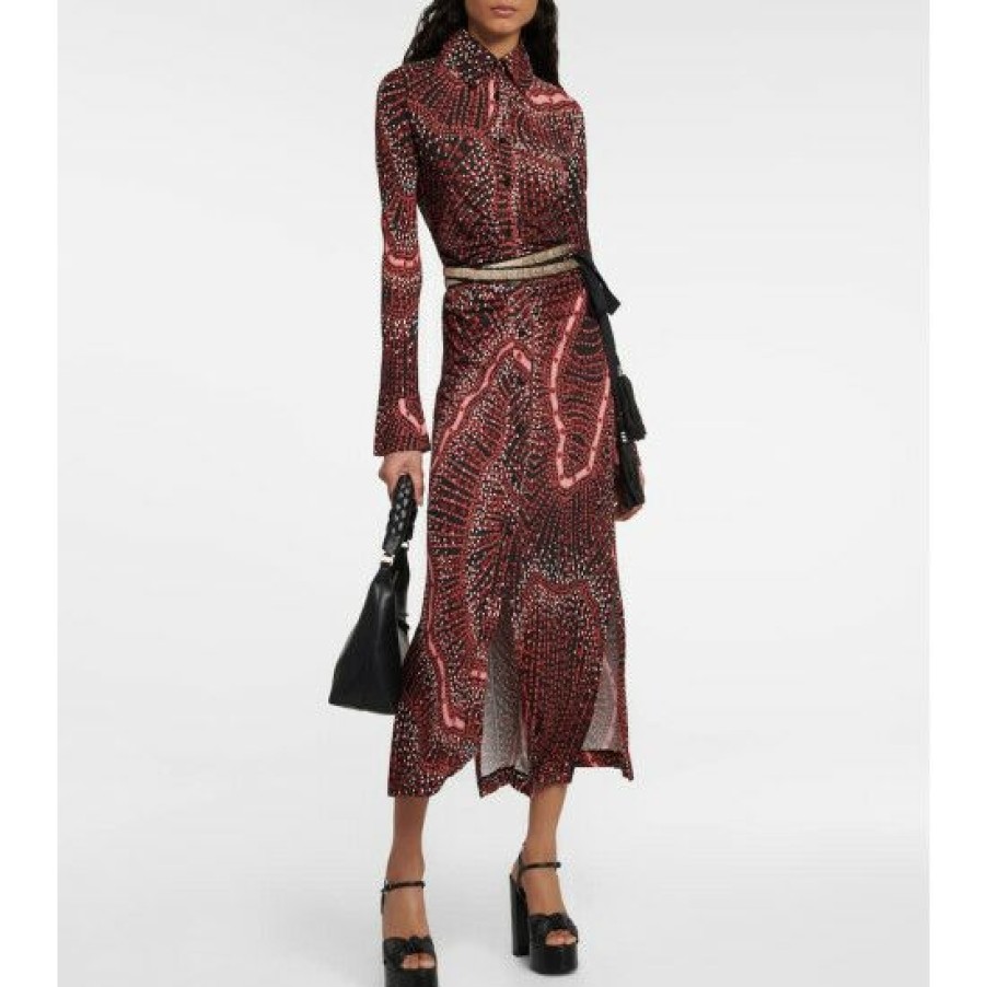 Clothing * | Altuzarra Claudia Printed Shirt Dress