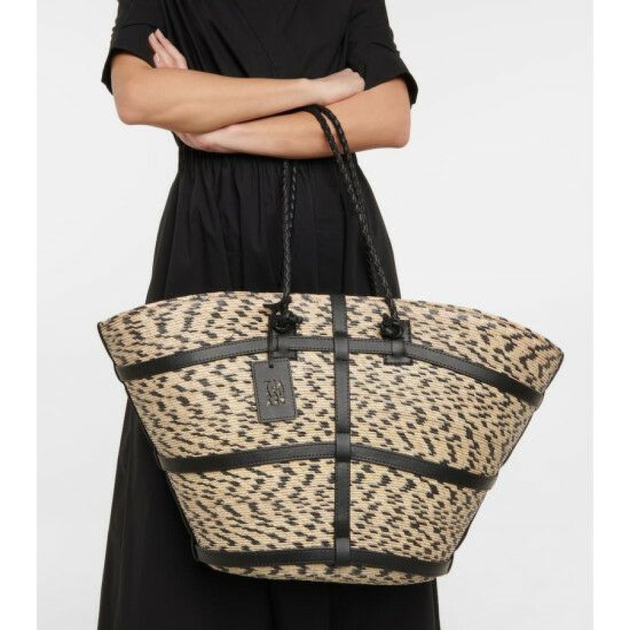 Bags * | Altuzarra Watermill Large Raffia Tote