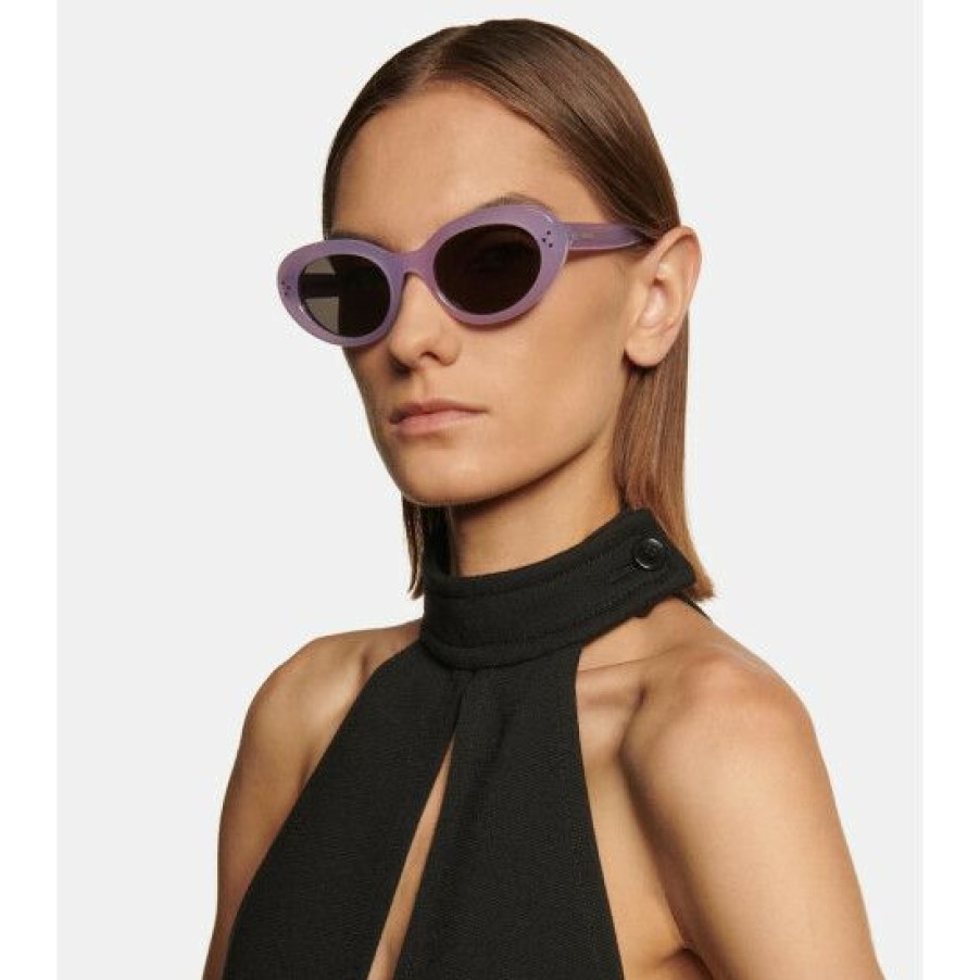 Accessories * | Celine Eyewear Oval Sunglasses