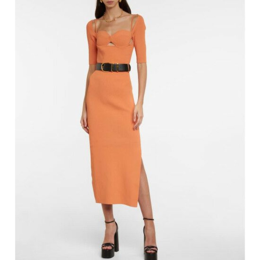 Clothing * | Altuzarra Mareen Ribbed-Knit Midi Dress