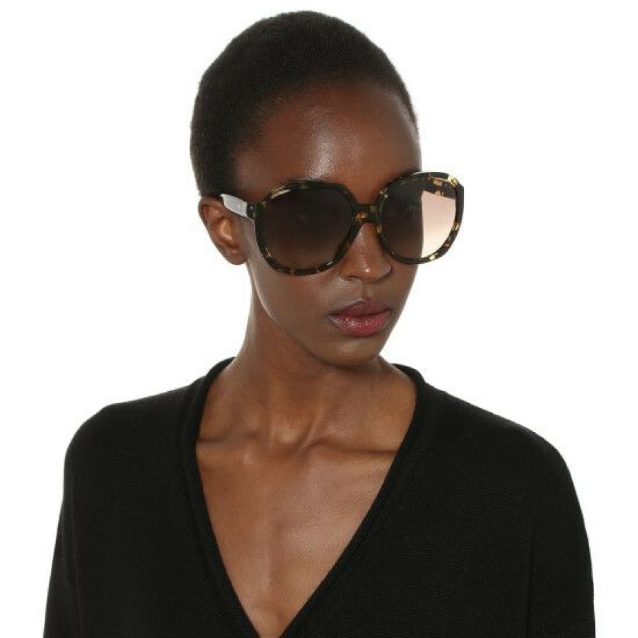 Accessories * | Celine Eyewear Oversized Round Sunglasses