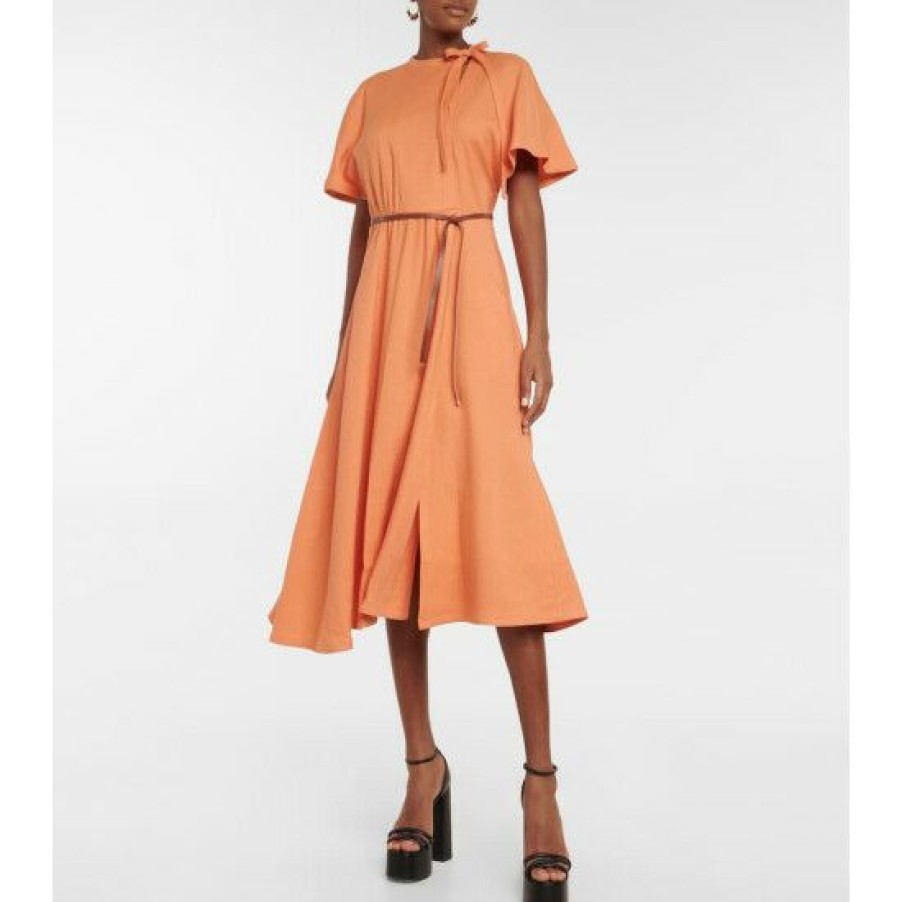 Clothing * | Altuzarra Belted Midi Dress