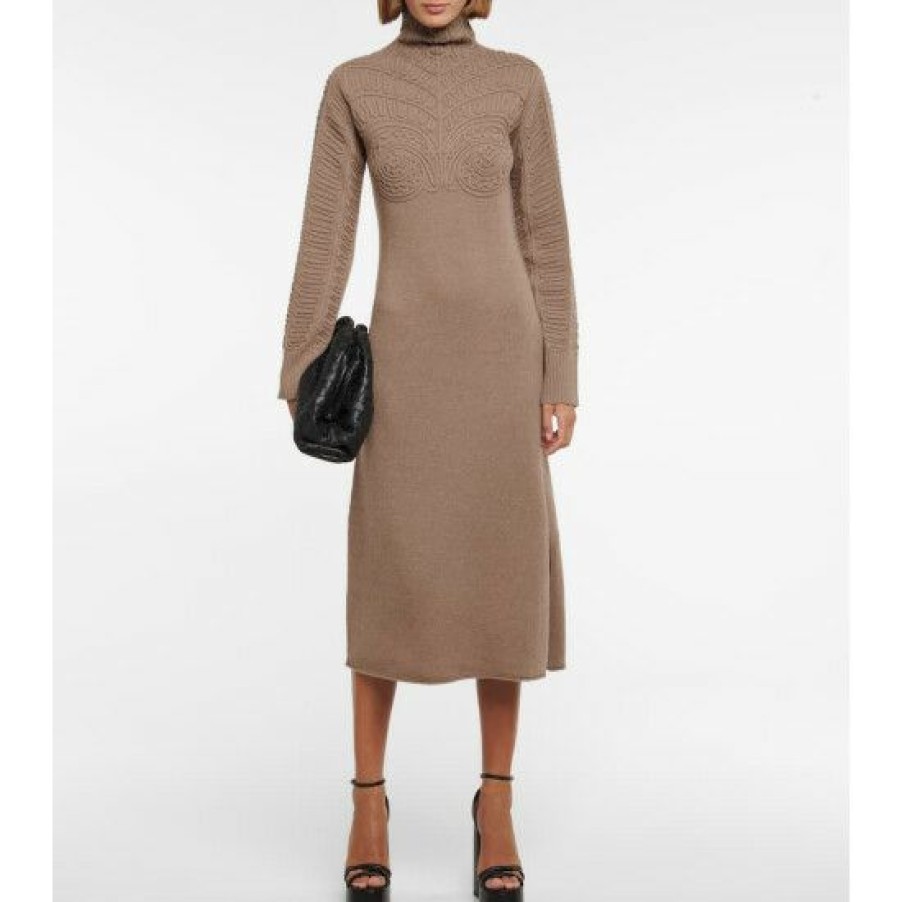 Clothing * | Altuzarra Brimlad Wool And Cashmere Knit Dress