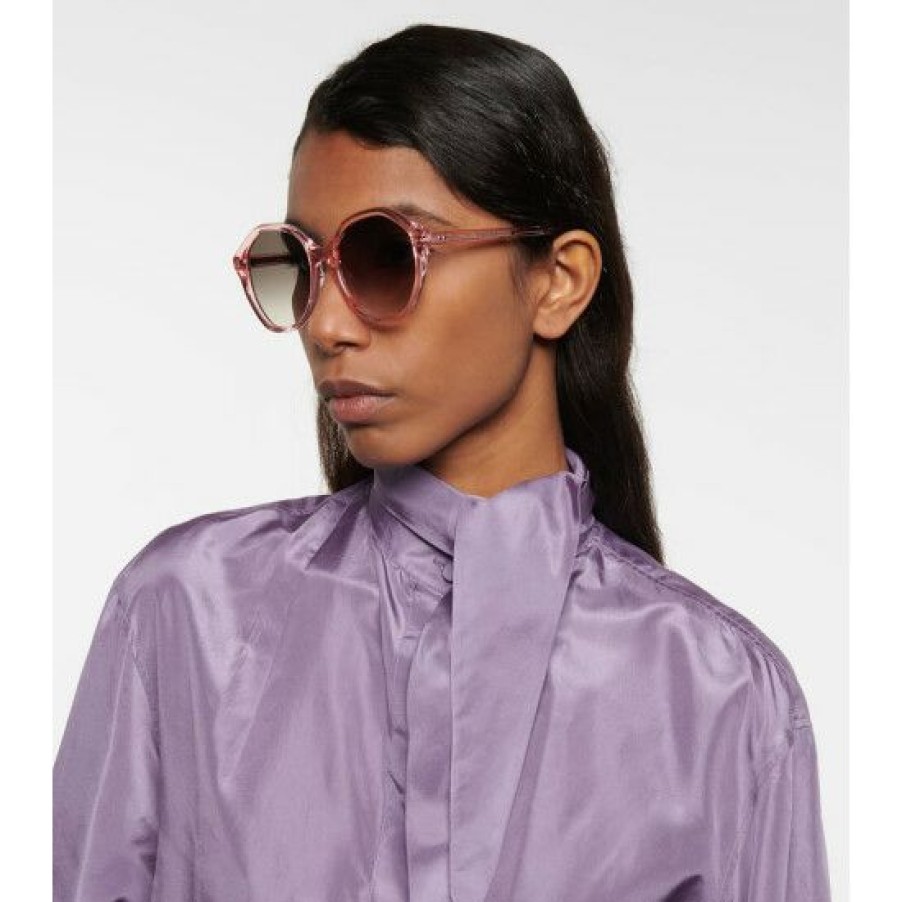 Accessories * | Celine Eyewear S201 Oversized Acetate Sunglasses