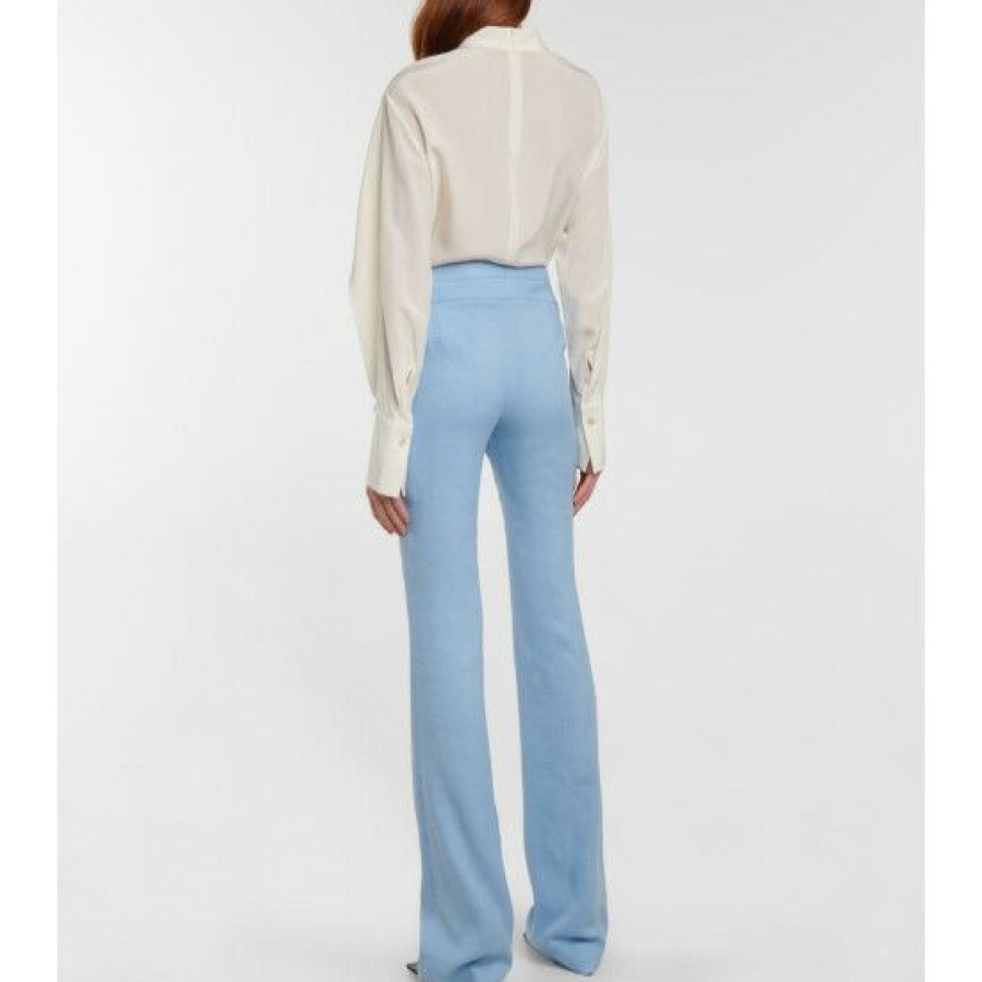 Clothing * | Altuzarra Serge Linen-Blend Straight Pants