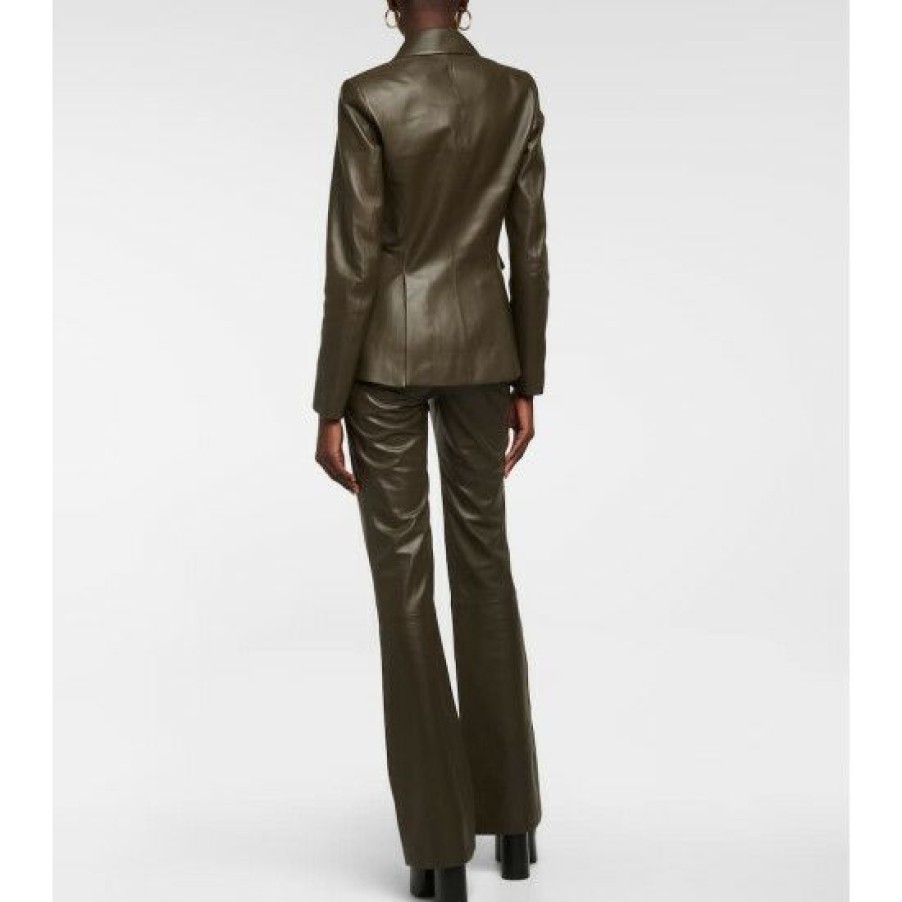 Clothing * | Altuzarra Fenice Leather Blazer