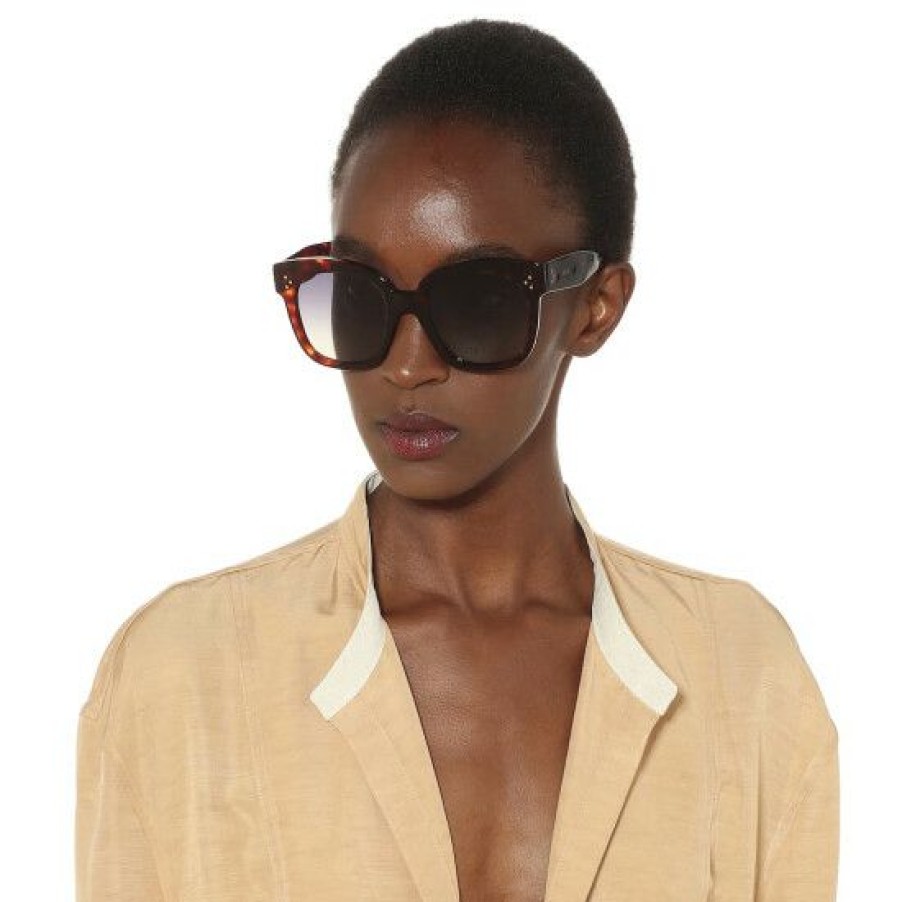 Accessories * | Celine Eyewear Oversized Cat-Eye Sunglasses