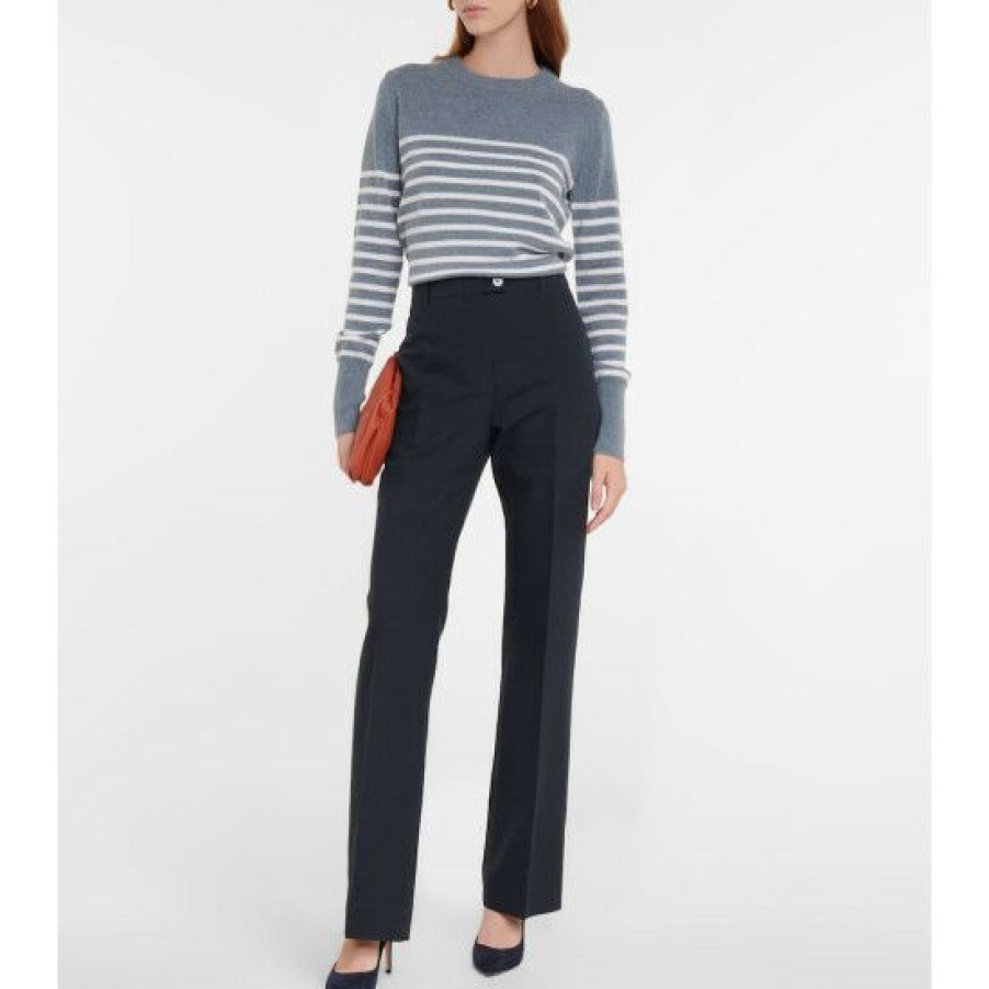 Clothing * | Altuzarra Camarina Striped Cashmere Sweater