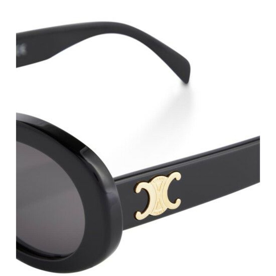 Accessories * | Celine Eyewear Triomphe 01 Oval Sunglasses