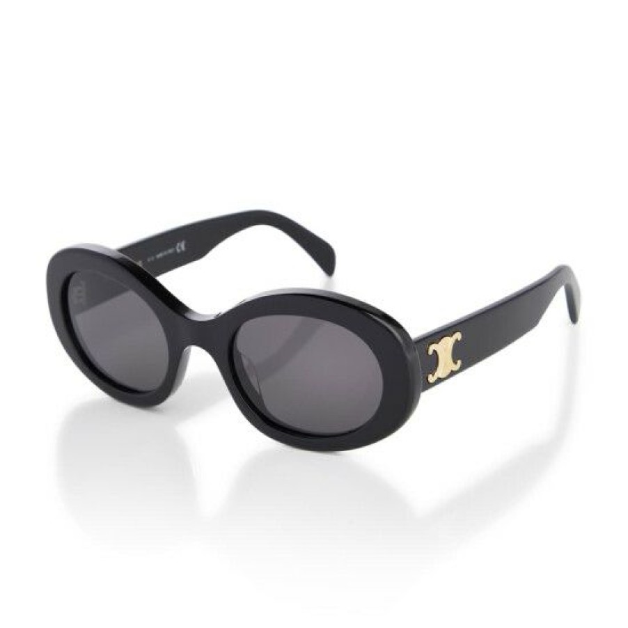 Accessories * | Celine Eyewear Triomphe 01 Oval Sunglasses