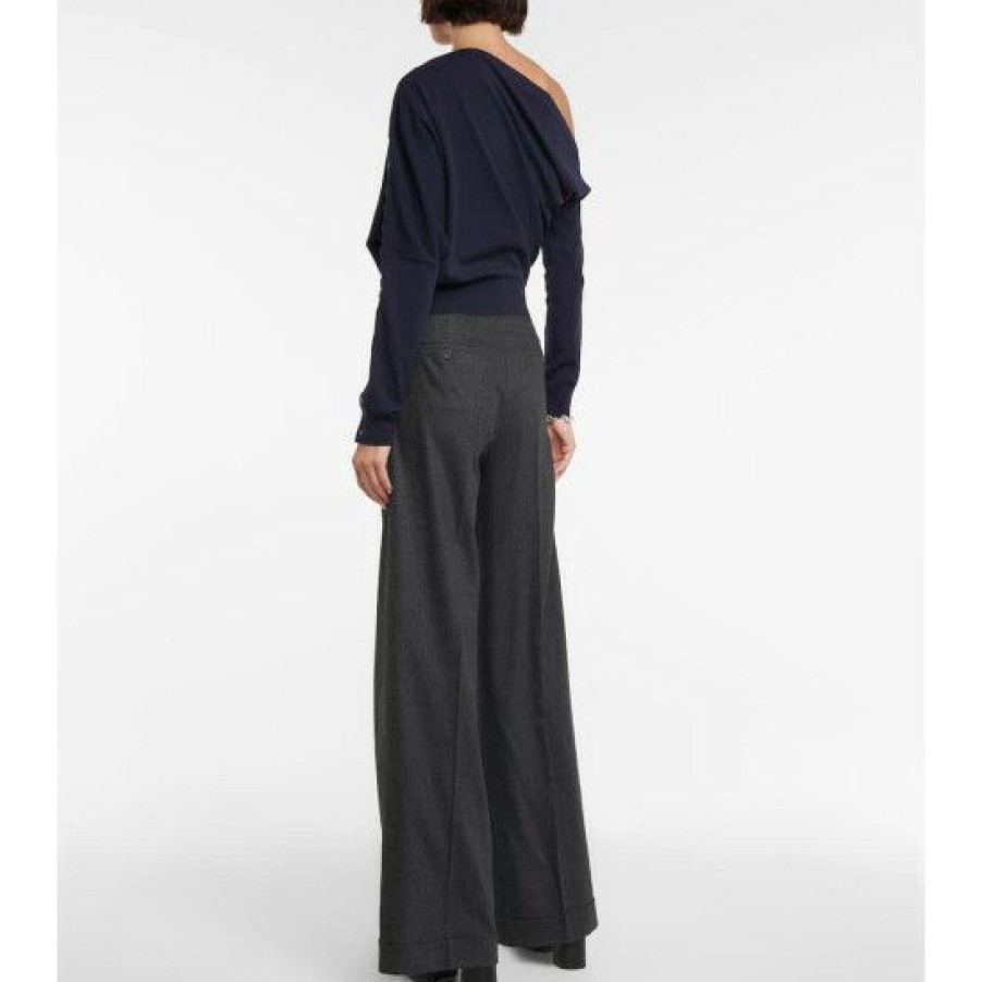 Clothing * | Altuzarra Cragen One-Shoulder Wool-Blend Sweater