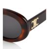 Accessories * | Celine Eyewear Triomphe 01 Oval Sunglasses