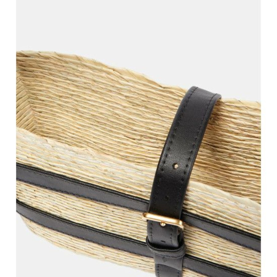 Bags * | Altuzarra Watermill Raffia Shoulder Bag